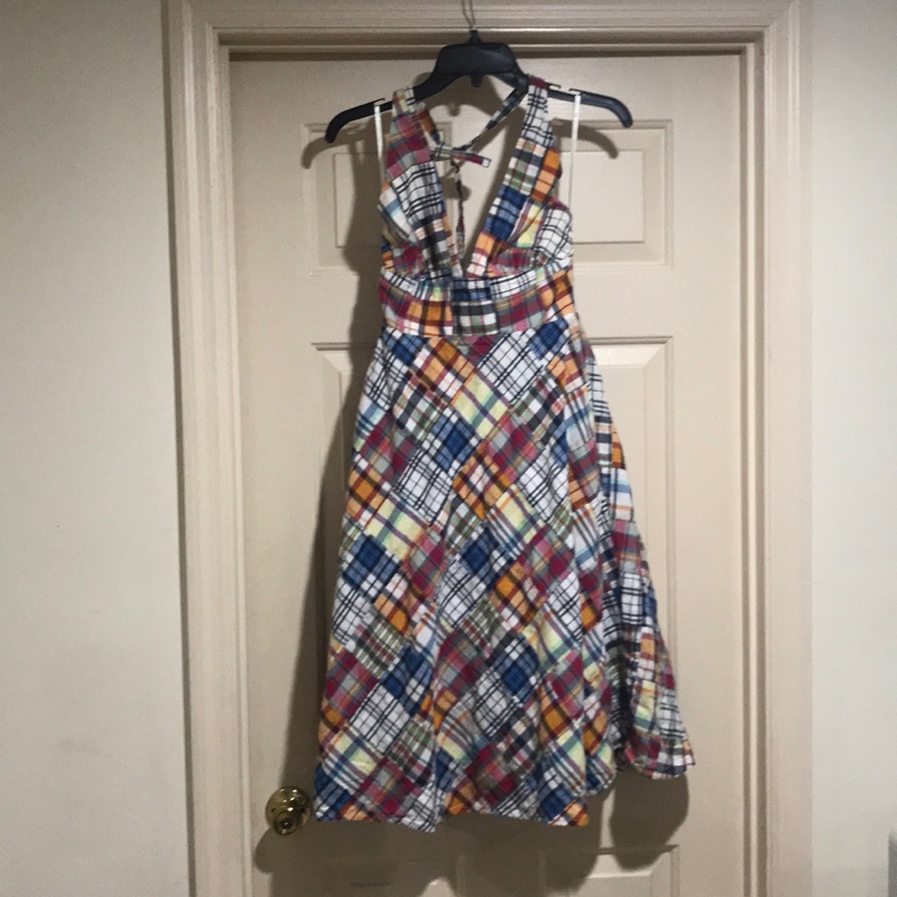 Patchwork j.crew dress